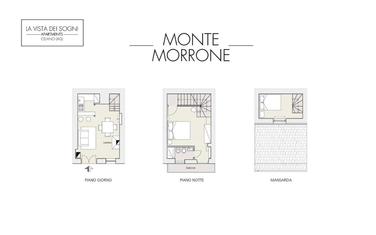 LaVistaDeiSogni Monte Morrone Celano Esterno foto